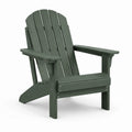 Chaise Adirondack en bois composite vert forêt