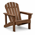 Chaise Adirondack en bois d'acacia marron