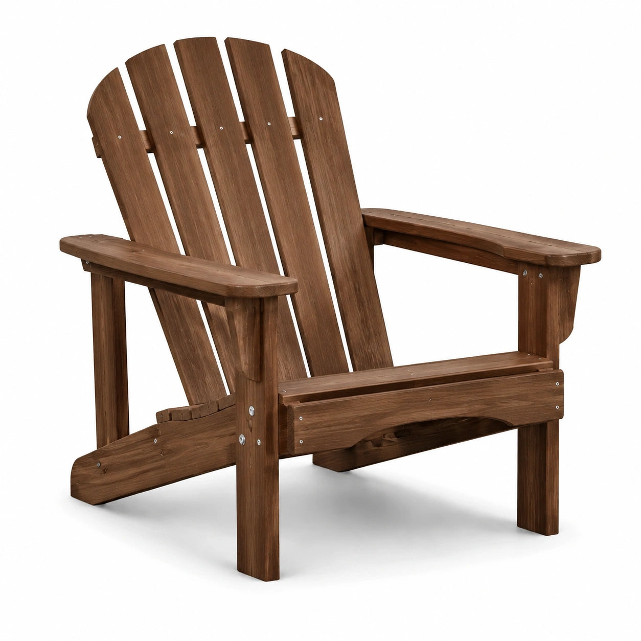Chaise Adirondack en bois d'acacia marron