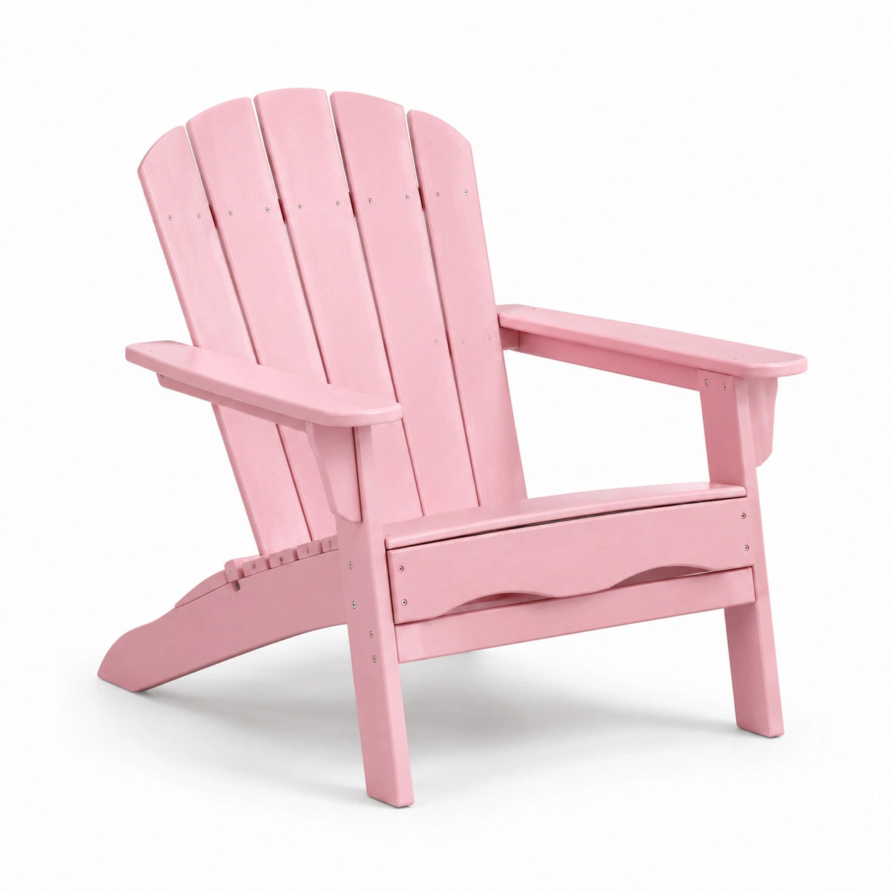 Chaise Adirondack en Bois d'Acacia Rose